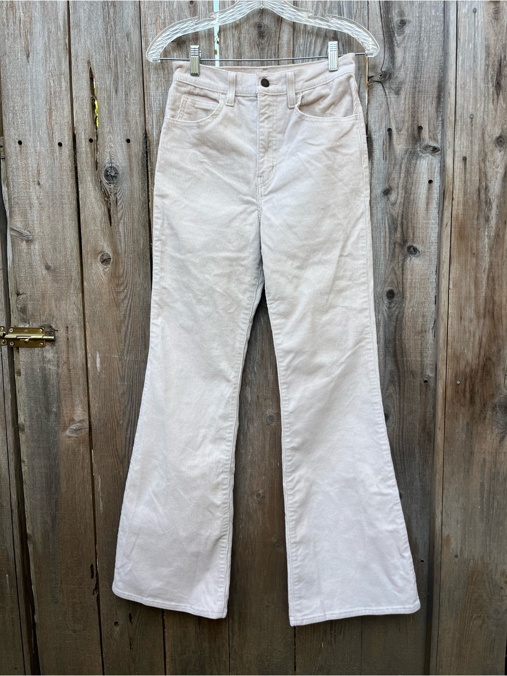 Levi's Light Beige Flare Jeans